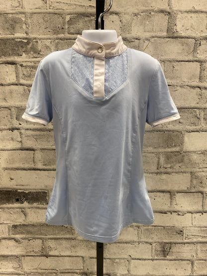 LeMieux Show Shirt Baby Blue Childrens 9-10