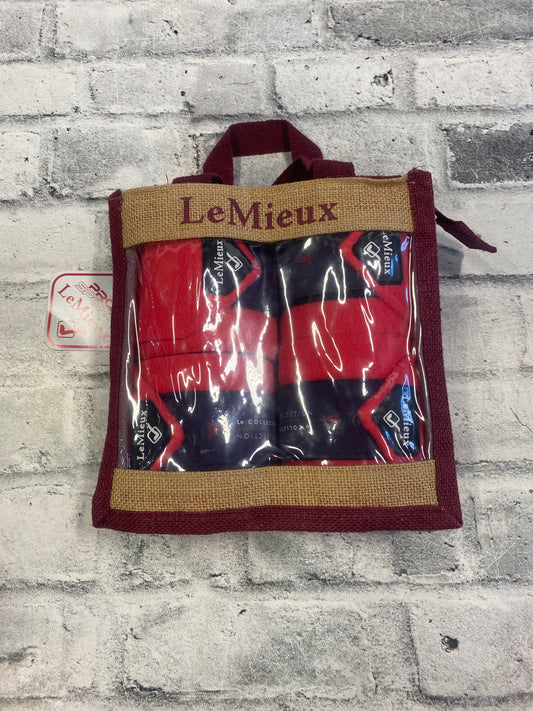 LeMieux Fleece Polos Papaya (4) NEW