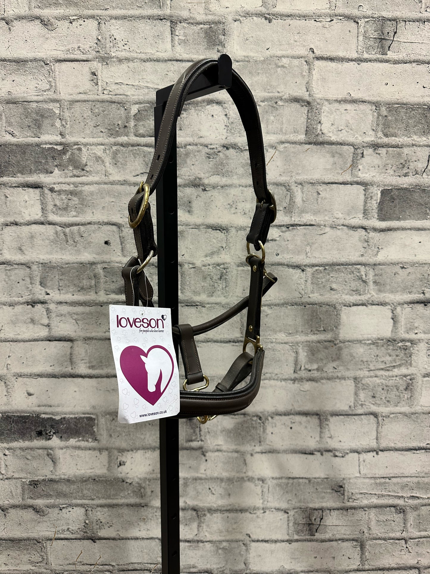 Loveson Leather Halter Brown Pony