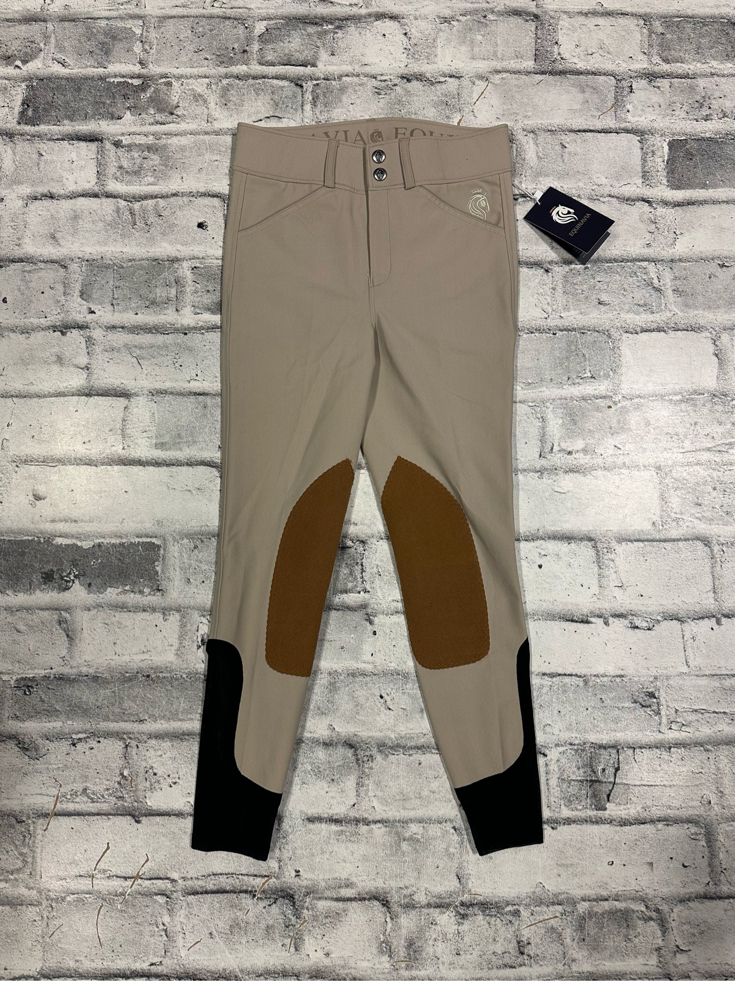 Equinavia KP Breeches Tan Childrens 10 NEW