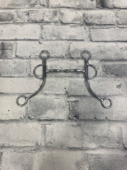 5" Long Shank Snaffle Bit