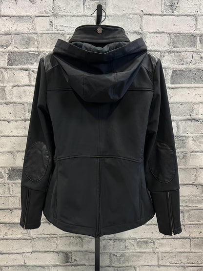 Asmar Short Riding Jacket Black/Pleather L