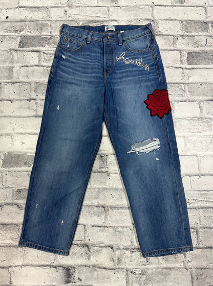 Ariat x Rodeo Quincy Straight Leg Capri Embroidered Jeans 30R