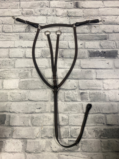 Bobby's Tack Breastplate + Running Attachment Brown F