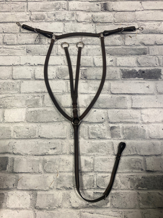 Bobby's Tack Breastplate + Running Attachment Brown F