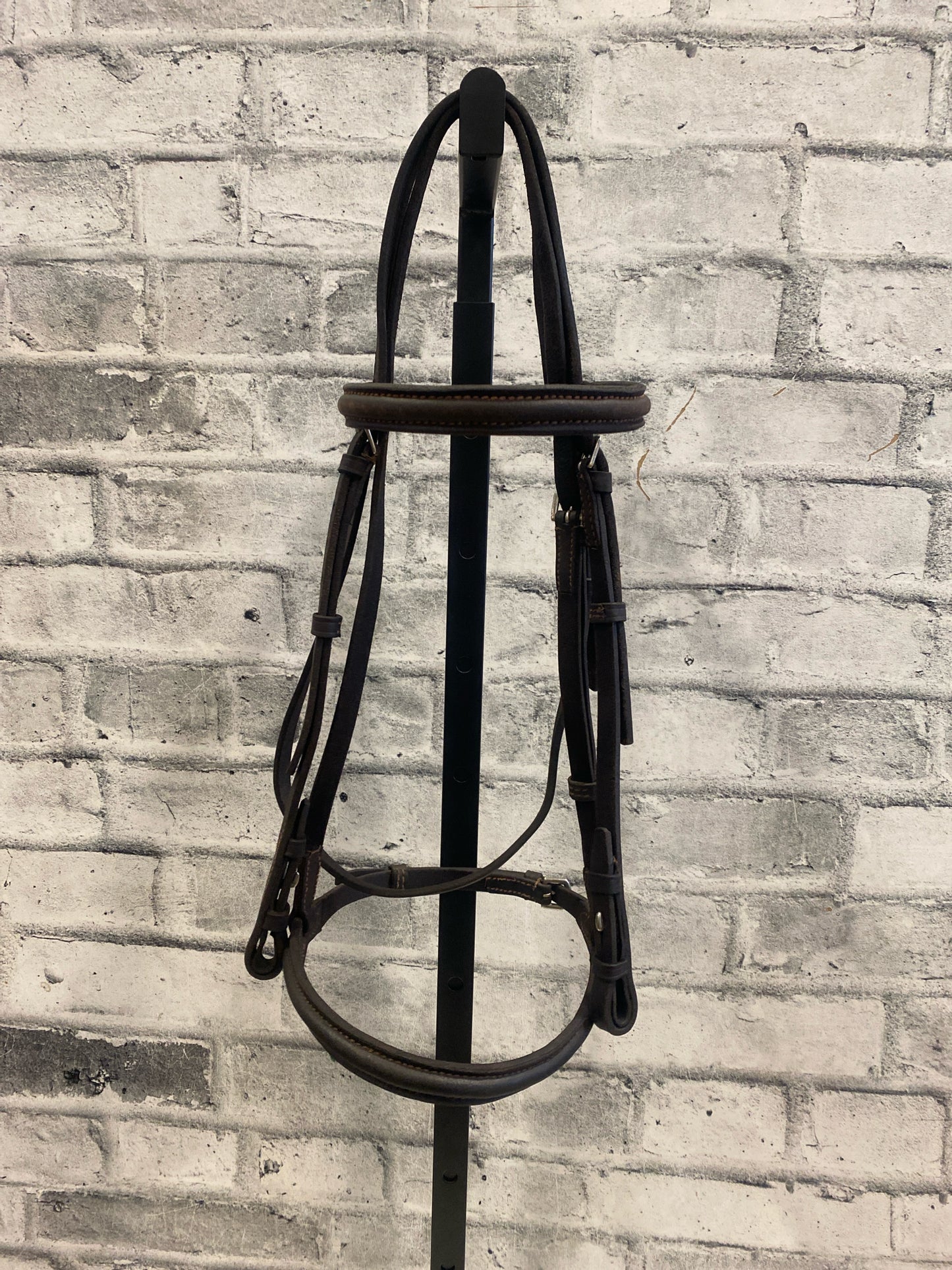 Raised Leather Bridle Brown F