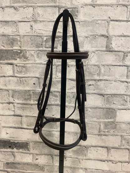Raised Leather Bridle Brown F