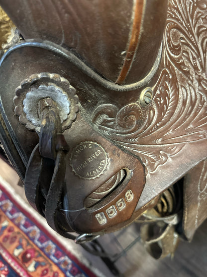 15" Eamor's Trail Saddle #1558 - Full QH (7" Gullet)