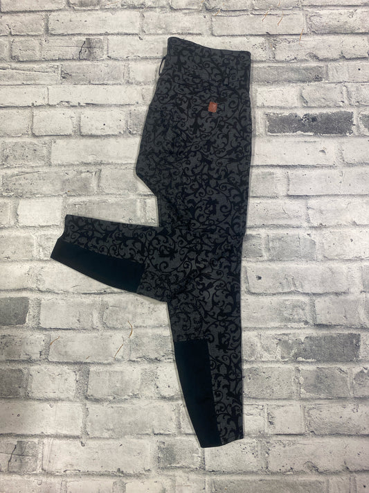 Horze FS Breeches Grey & Black 34