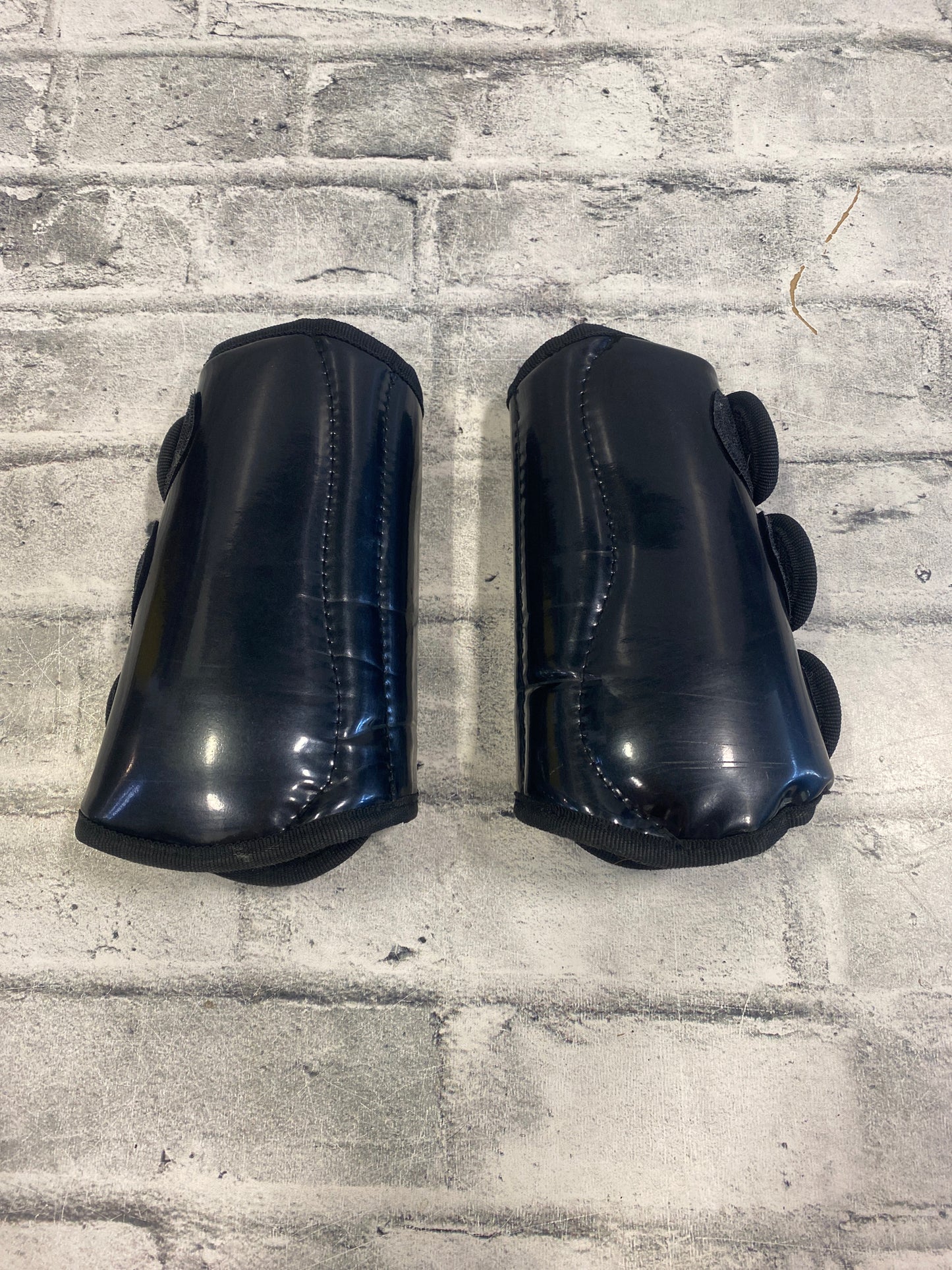 Horze Black Gliter Brushing Boots Cob