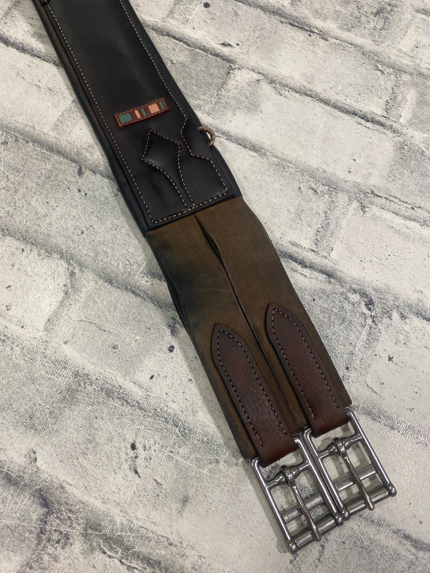 54" Voltaire Leather Girth Brown