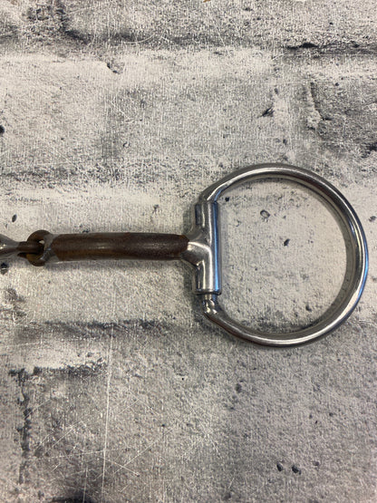 5" Fixed Ring Sweet Iron Snaffle
