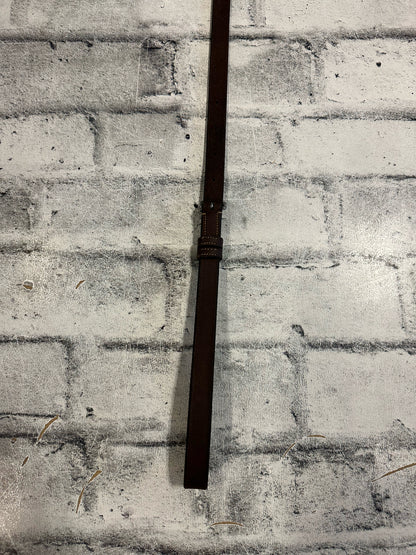 Fancy Stitch Raised Standing Martingale Brown XF