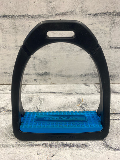 5" Compositi Stirrups Blue & Black