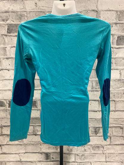 Noel Asmar LS V-Neck Heathered Teal XS