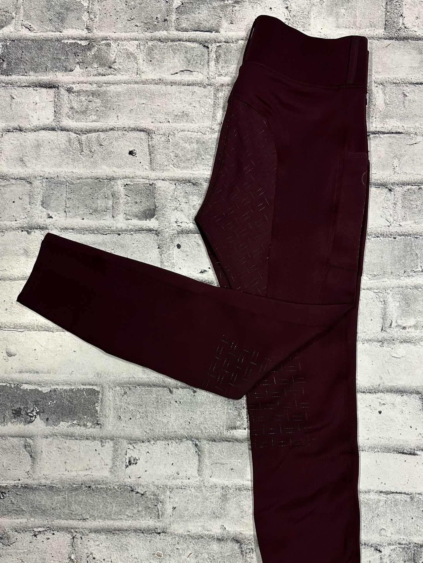 Montar FS Pull On Breeches Burgundy L