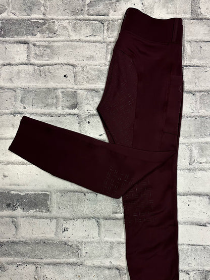 Montar FS Pull On Breeches Burgundy L