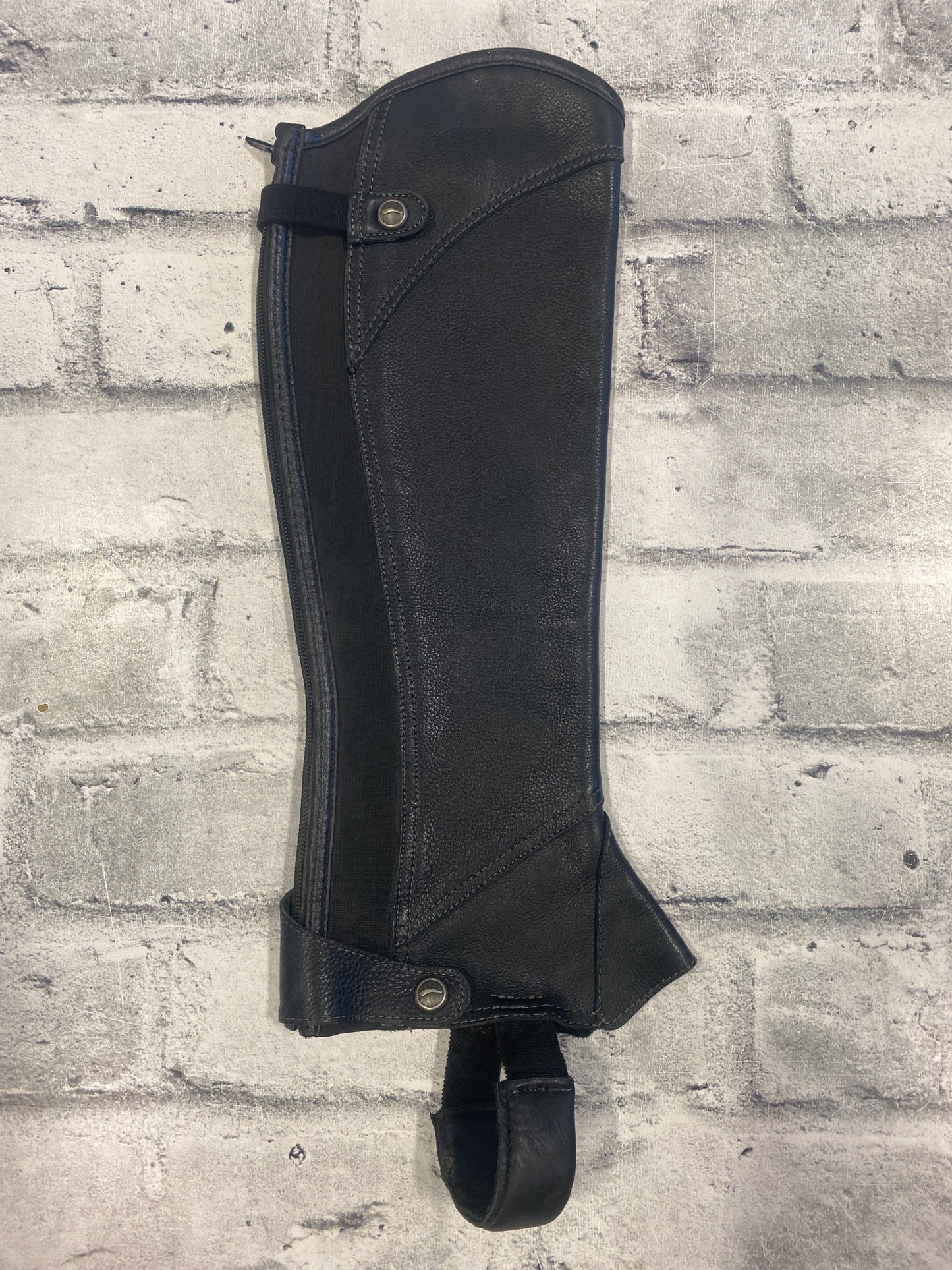 Premiere Leather Half Chaps Black S