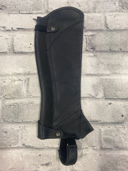 Premiere Leather Half Chaps Black S