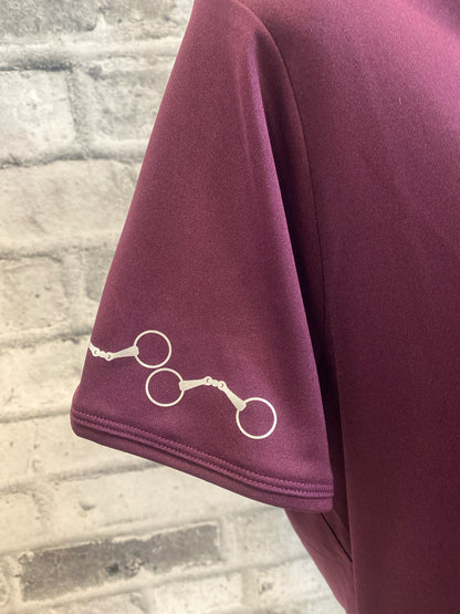 Arista SS T-Shirt Plum L NEW