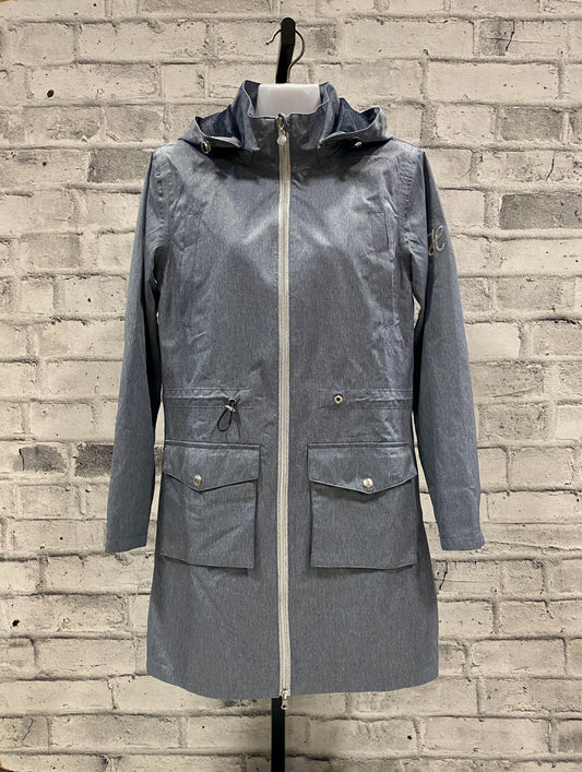 Harcour Tech-Line Rain Jacket Heathered Blue S