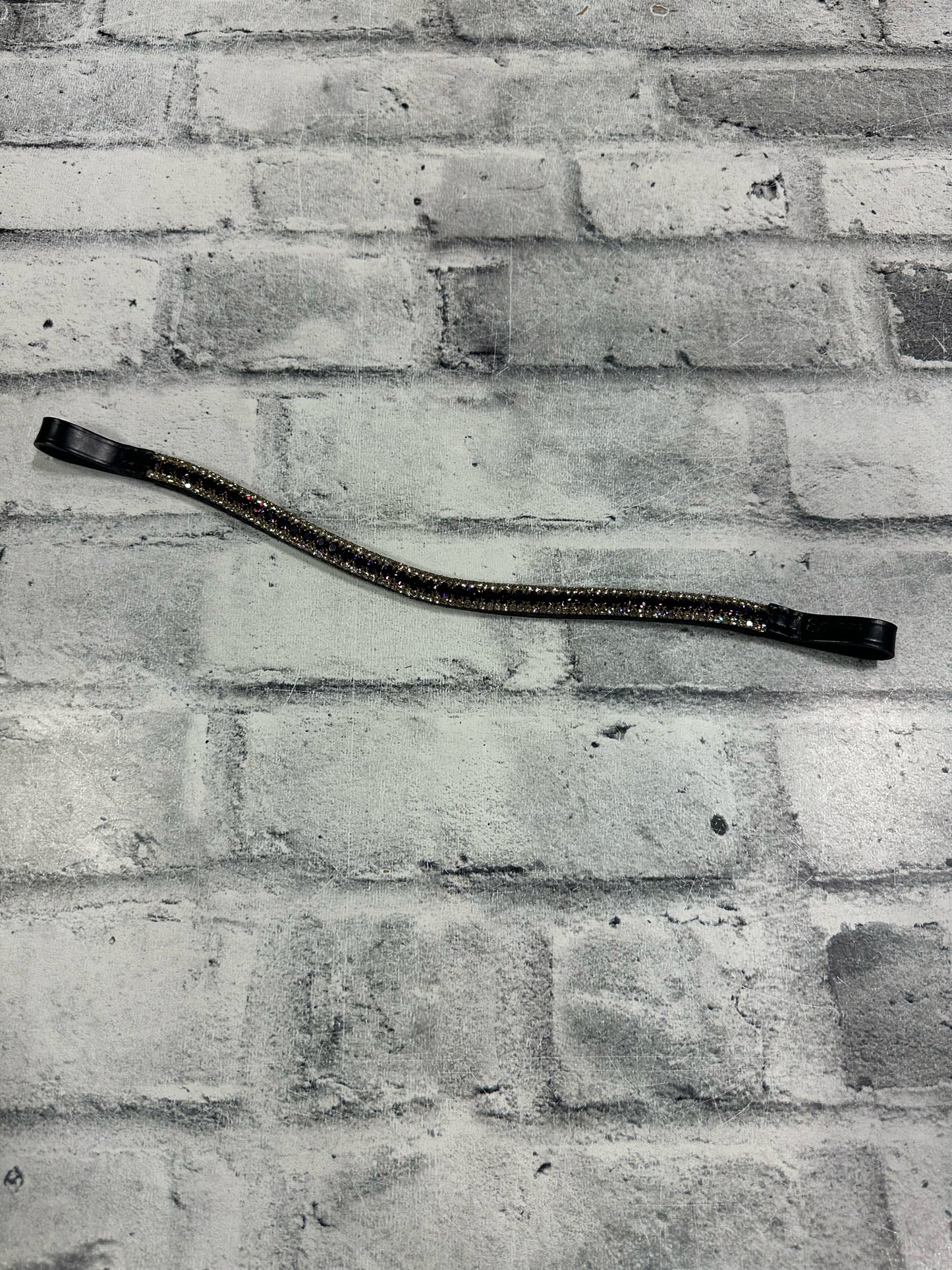 15" Equiture Purple Velvet/Gold Browband