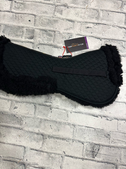 Shires Performance High Withered Half Pad Black L NEW