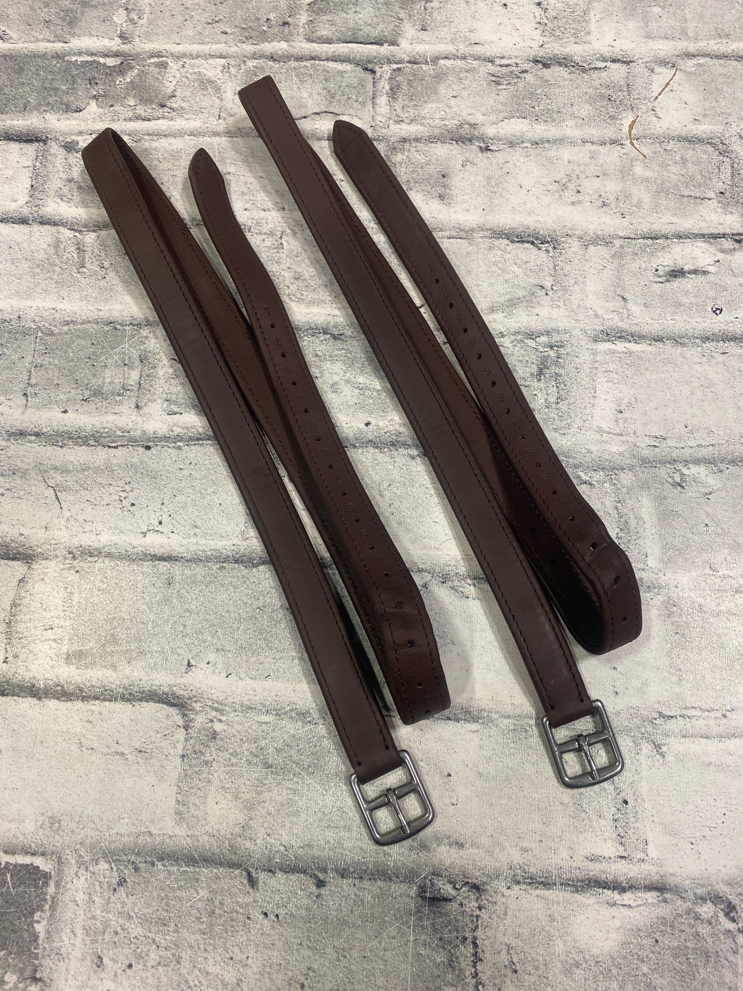 54" Nylon Core Stirrup Leathers Brown