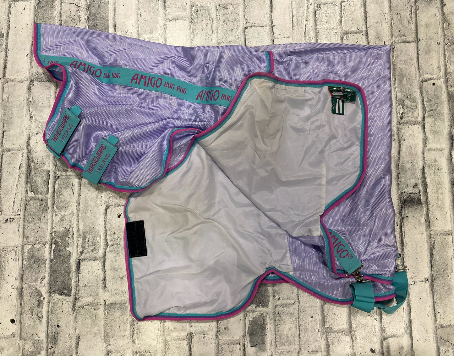 54" Amigo Bug Rug Violet/Pink/Aqua