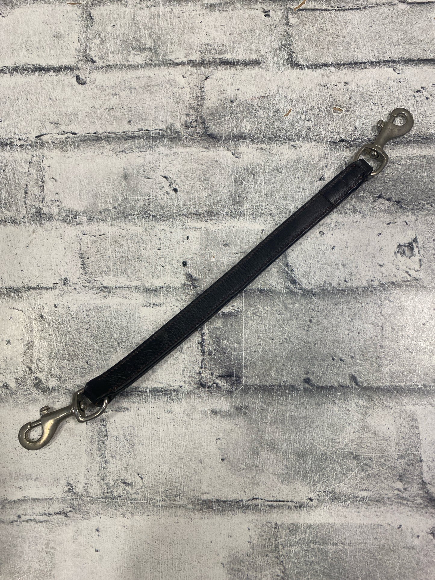 Leather Grab Strap Brown