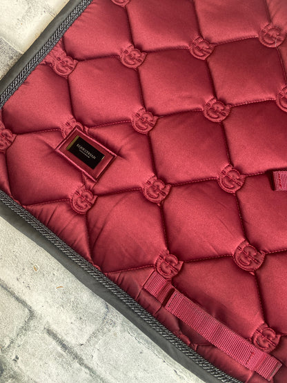 Equestrian Stockholm Dressage Pad Red Full