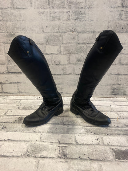 Ariat Heritage Contour Field Zip Boots 8B Black