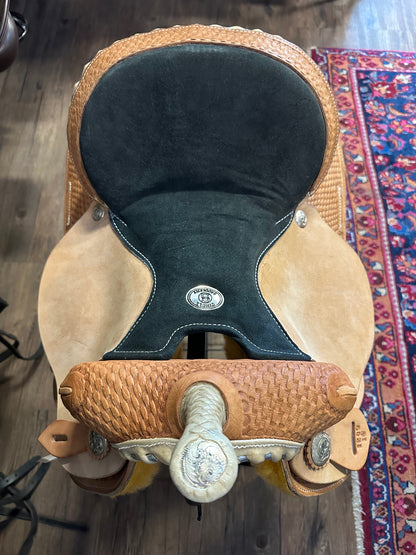 14" Circle S Barrel Saddle - 6.5" Gullet