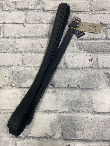 60" Val Du Bois Stirrup Leather Black NEW