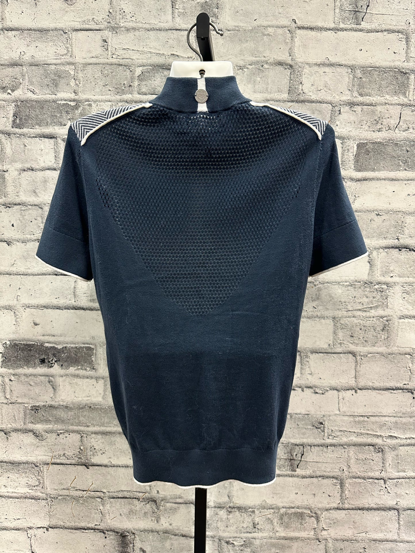 Asmar 1/4 Zip SS Lightweight Sweater Steel Blue S