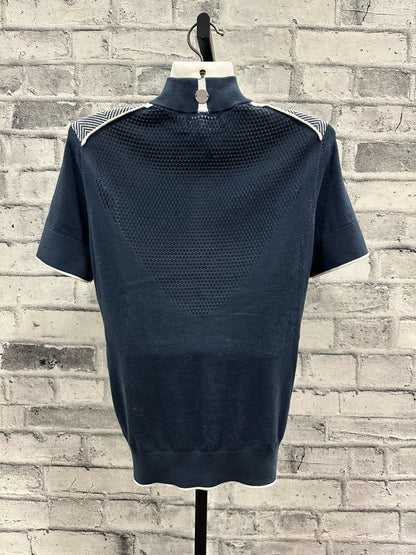 Asmar 1/4 Zip SS Lightweight Sweater Steel Blue S