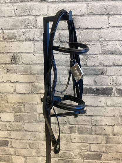 Mondgea Padded Dressage Bridle w Crank Noseband F NEW