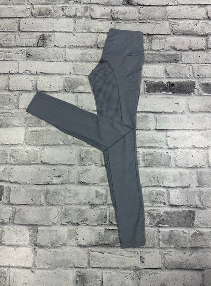 Horze FS Grip Riding Tights Heathered Grey 24