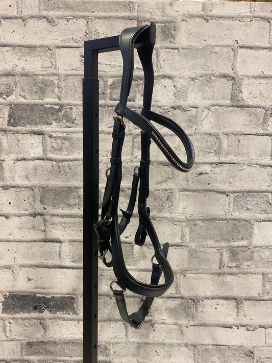 Miklem 2 Diamante Competition Bridle Black F