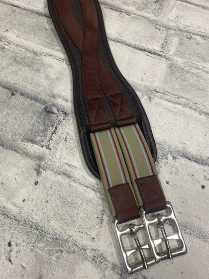 32" Neoprene Schooling Girth Brown w/ One Side Elastic