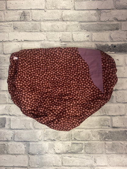 Klip Klop Kreations Western Saddle Cover - Burgundy Polka Dots + Mauve