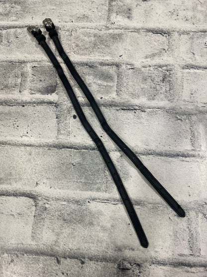 Spur Straps w/ Fox Detail Black