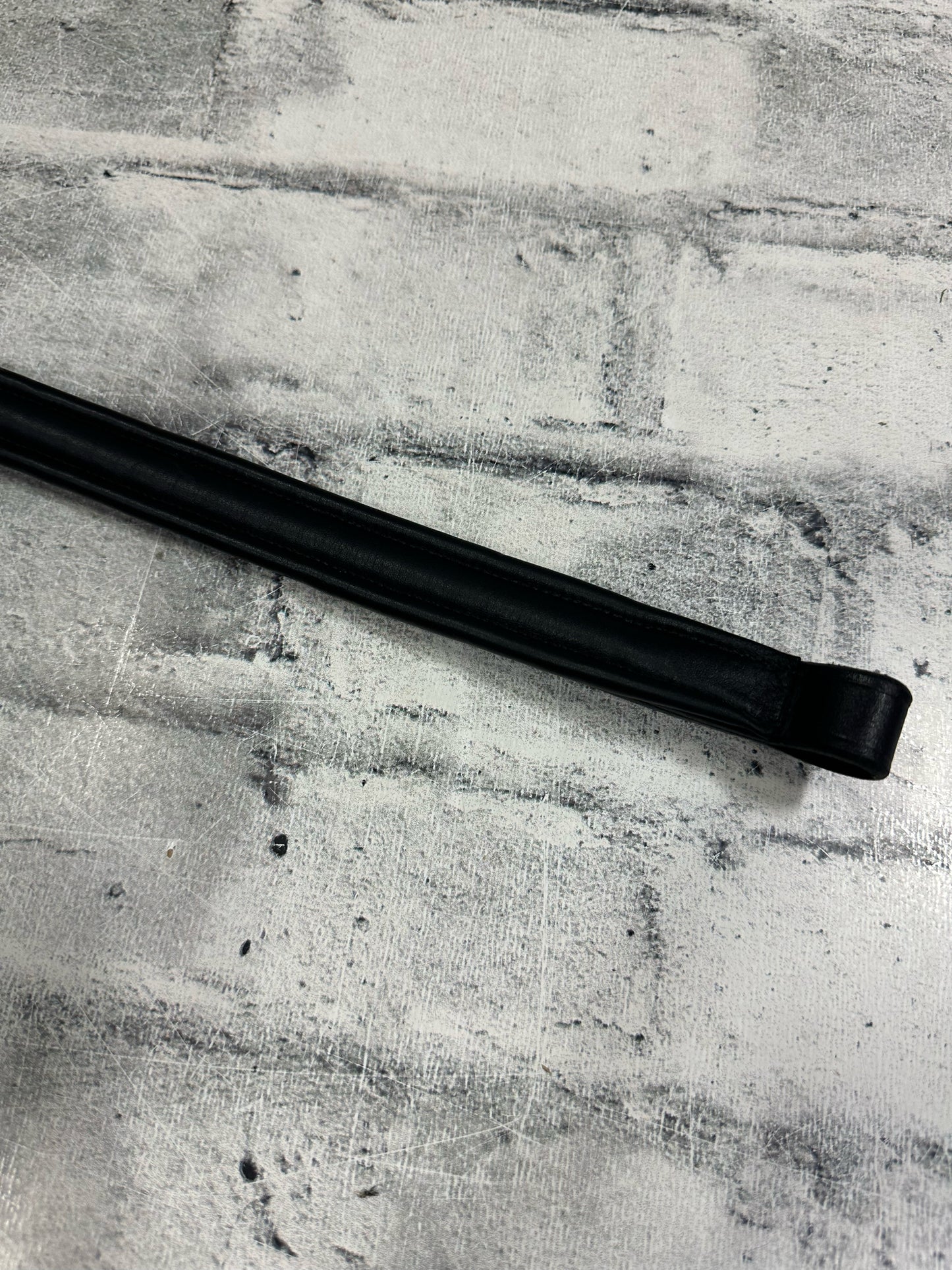 15" Straight Browband Black