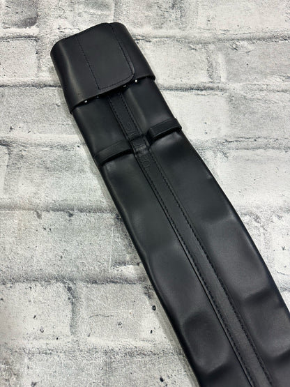 26" Stubben Leather Dressage Girth Black