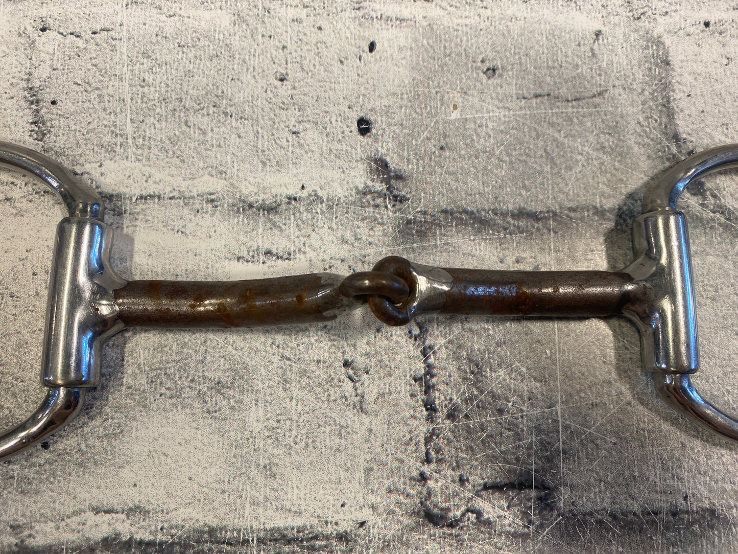 5" Fixed Ring Sweet Iron Snaffle