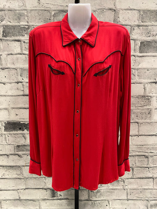 Wrangler Cotton Snap Show Shirt Red XL