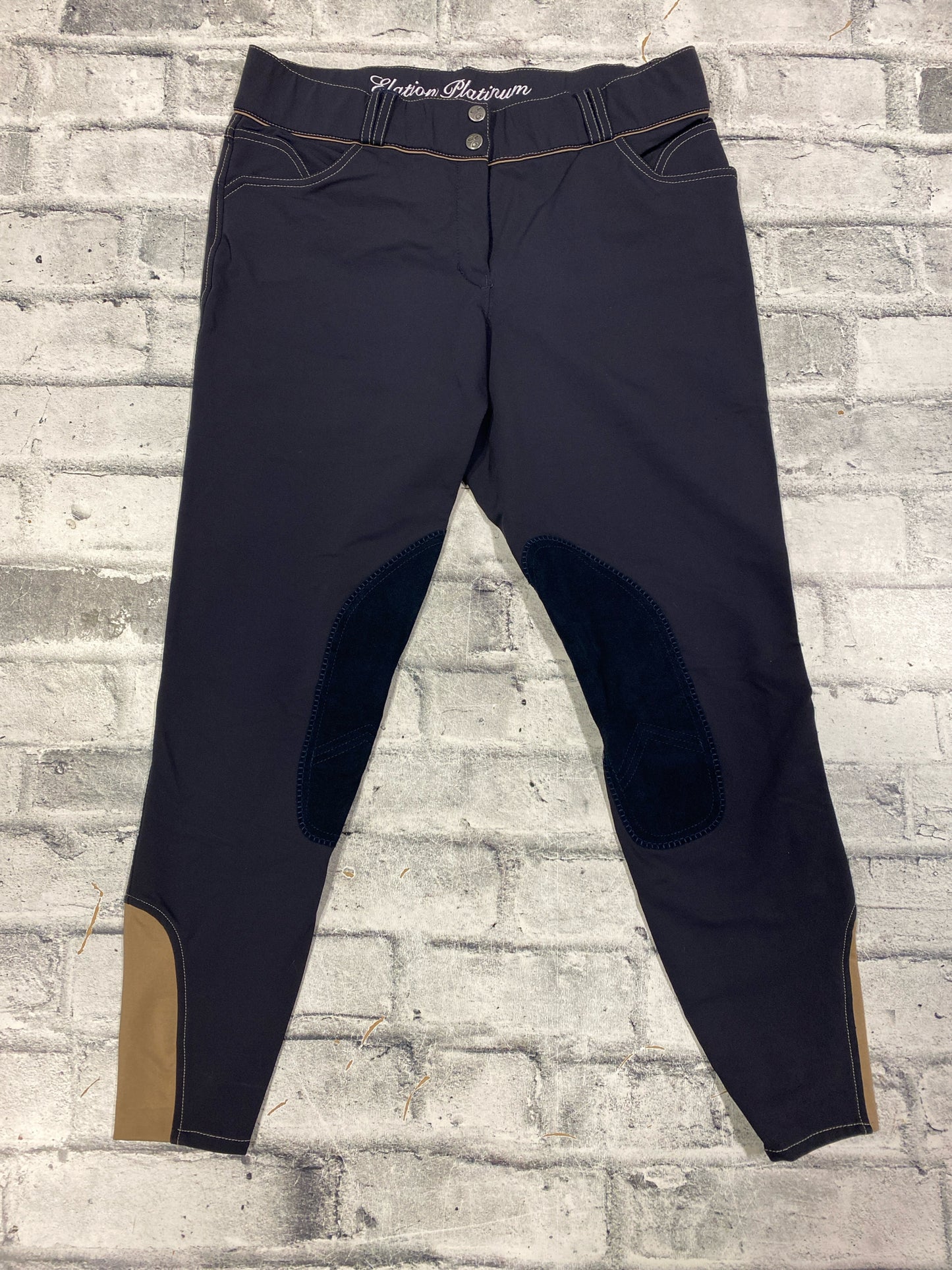 Elation Platinum KP Breeches Navy 32
