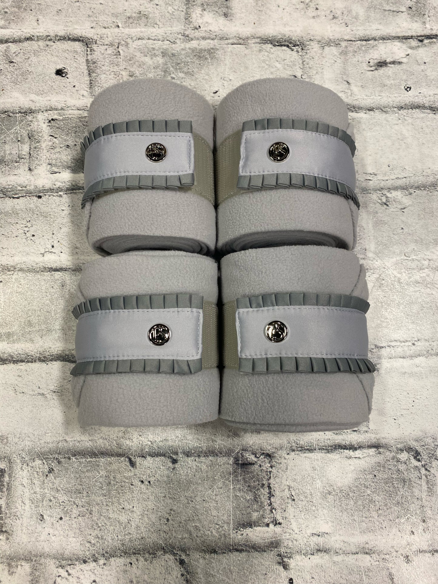 PS of Sweden Polos (4) Grey Ruffle NEW