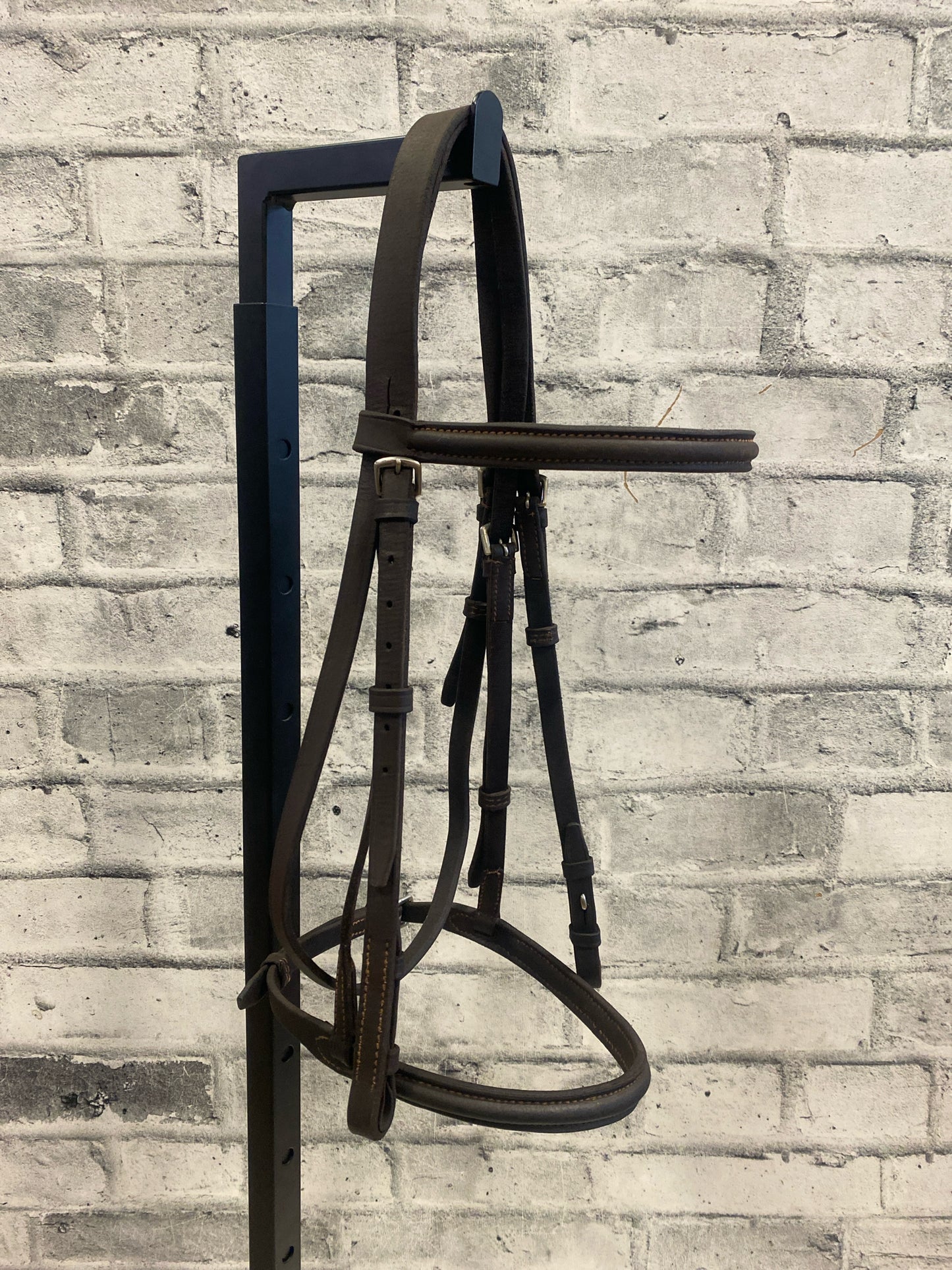 Raised Leather Bridle Brown F