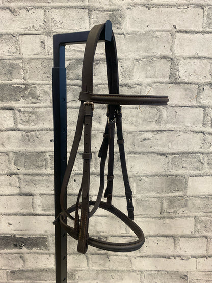 Raised Leather Bridle Brown F